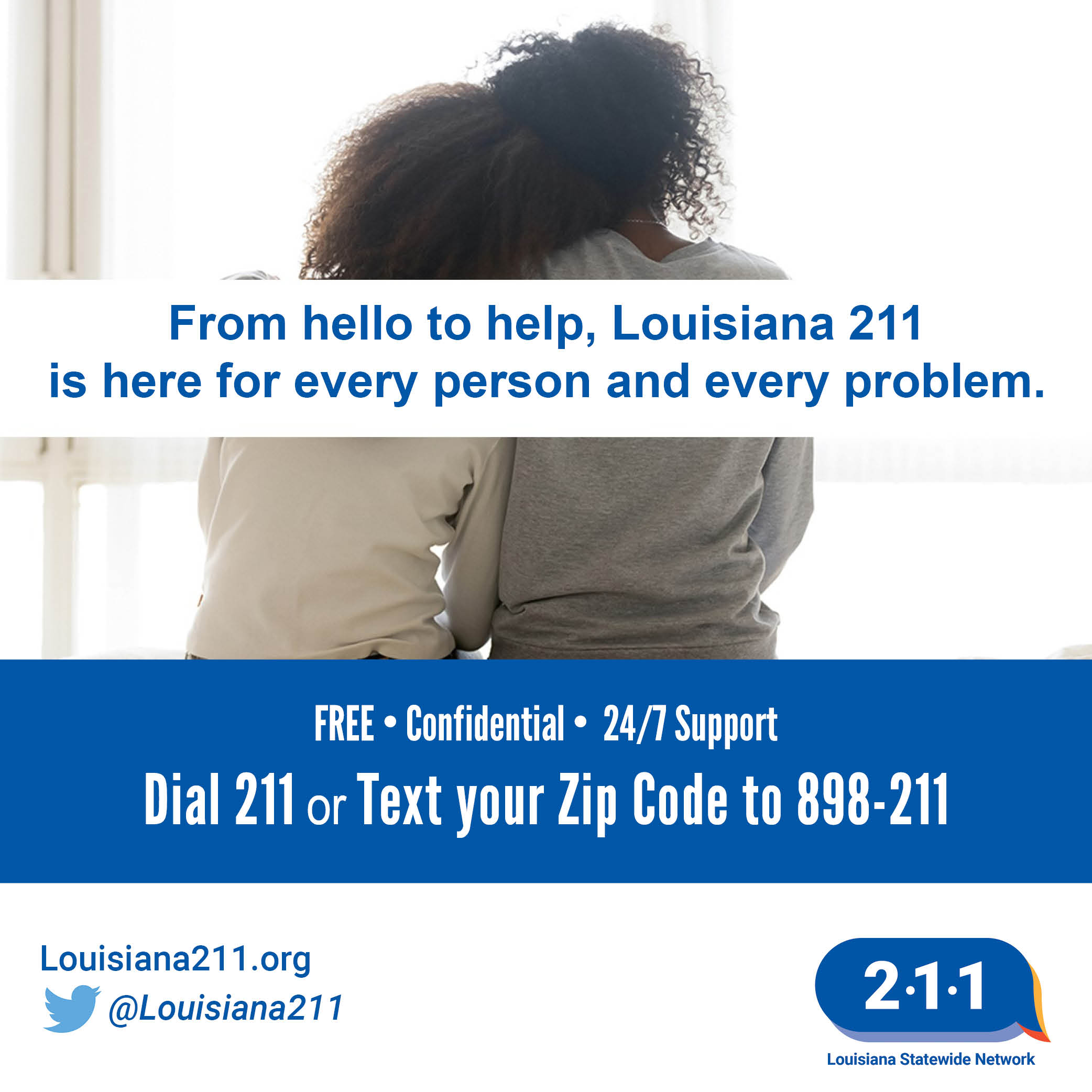 Accessing 211 Help Louisiana 211 Statewide Network